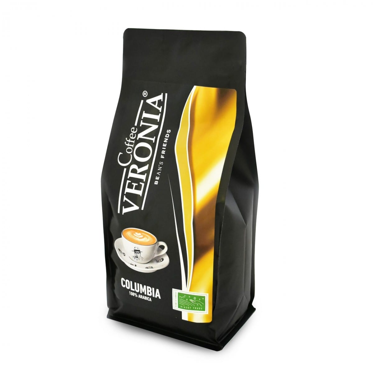 Zrnková káva Columbia – 1000 g