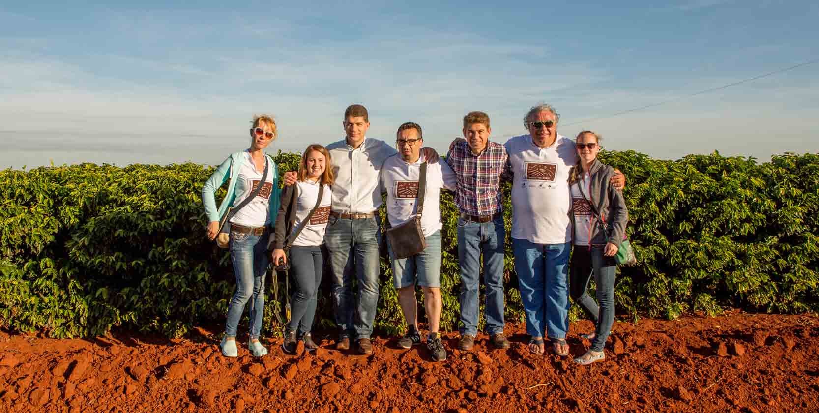 Coffee VERONIA na kávovníkovej plantáži v Brazílii