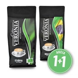 Zrnková káva Etiópia + Brazília 2 kg