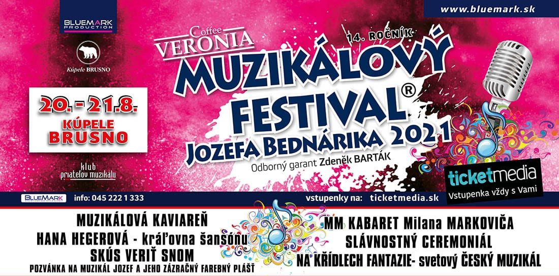 Muzikálový festival Jozefa Bednárika 2021