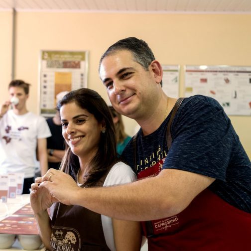 Manželský pár z kávovníkovej farmy Fazenda California v Brazílii