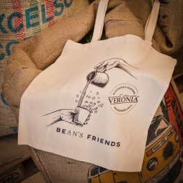 Plátenná taška na kávu – Coffee VERONIA